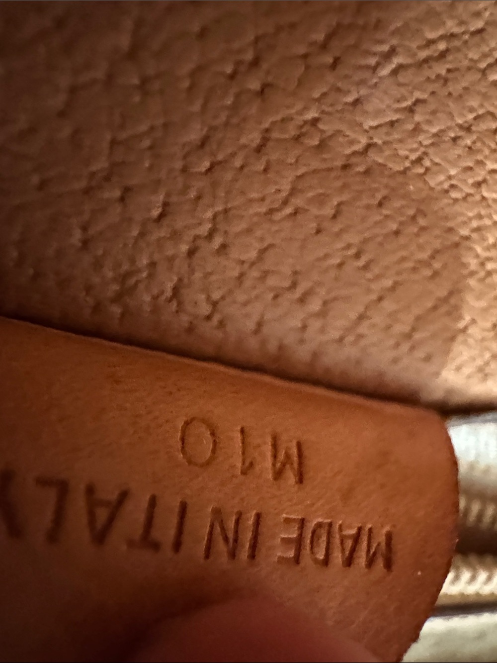 Celine Beige Monogram Canvas Clutch with Brown Trim and Gold Hardware - Picture 12 of 12
